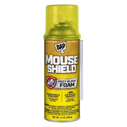 Touch 'n Foam Mouse Shield Off White Polyurethane Foam Foam Sealant 12 oz (Pack of 6)
