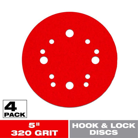 Diablo 5 in. Ceramic Blend Hook and Lock Sanding Disc 320 Grit Super Fine 4 pk