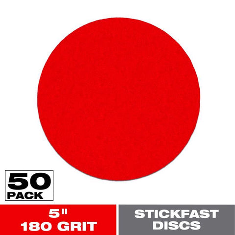 Diablo StickFast 5 in. Ceramic Blend Adhesive Sanding Disc 180 Grit Very Fine 50 pk