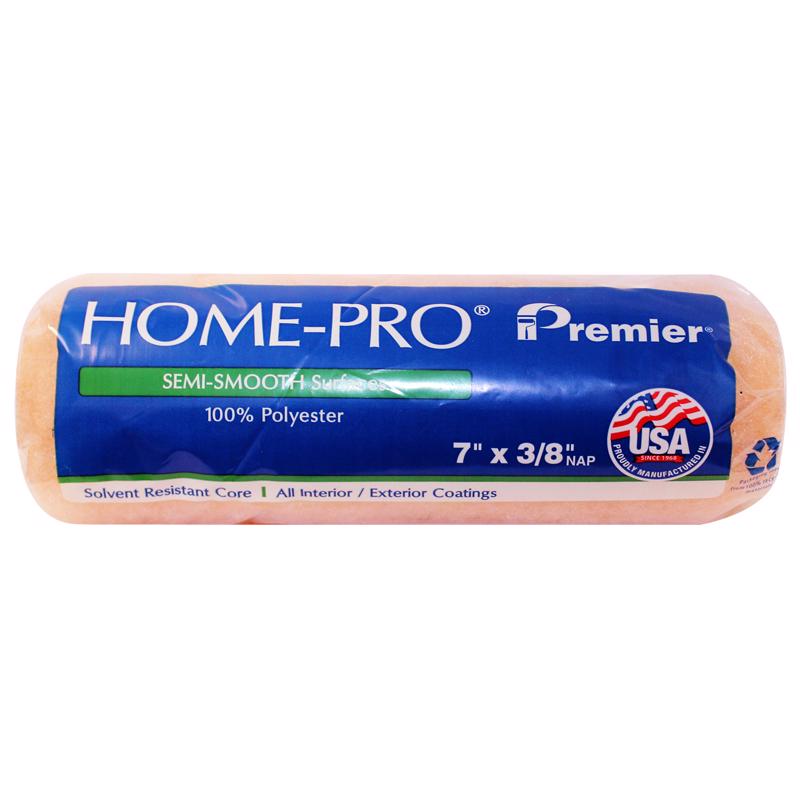Funda de rodillo para pintura Premier Home-Pro de poliéster, 7 pulg. de ancho × 3/8 pulg., 1 ud.