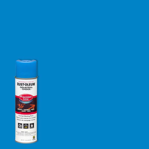 Rust-Oleum Industrial Choice Fluorescent Blue Inverted Marking Paint 17 oz (Pack of 12)
