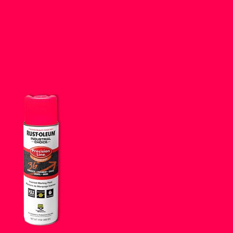 Rust-Oleum Industrial Choice Fluorescent Pink Inverted Marking Paint 17 oz (Pack of 6)