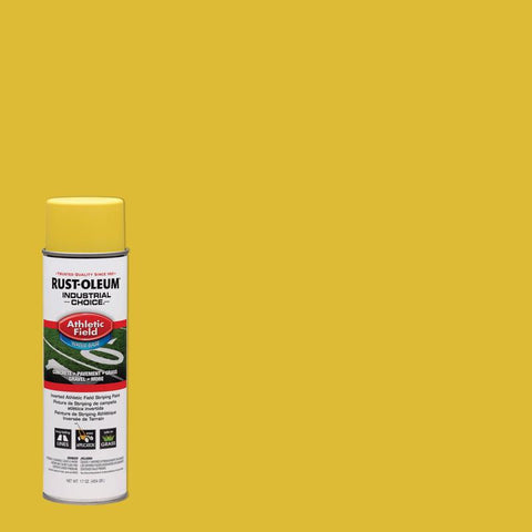 Rust-Oleum Industrial Choice Yellow Inverted Striping Paint 17 oz (Pack of 6)