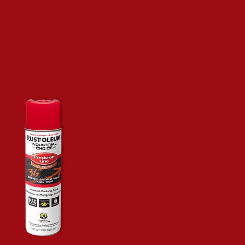 Rust-Oleum Industrial Choice Red Inverted Marking Paint 17 oz (Pack of 6)