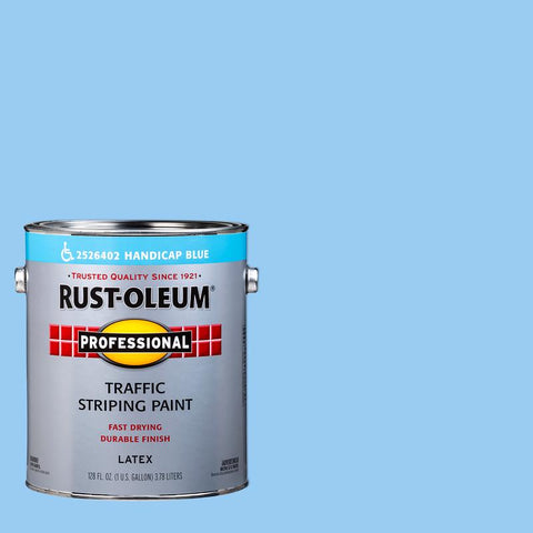 Rust-Oleum Professsional Handicap Blue Traffic Striping Paint 1 gal (Pack of 2)