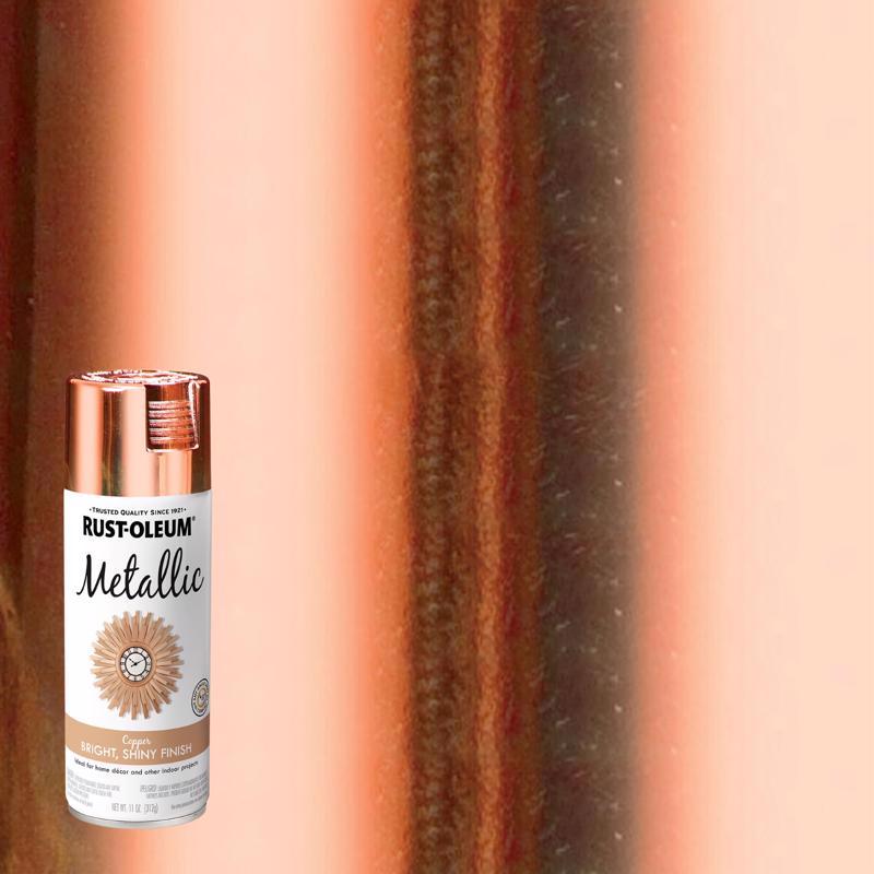 Rust-Oleum Specialty Metallic Copper Spray Paint 11 oz (Pack of 6)