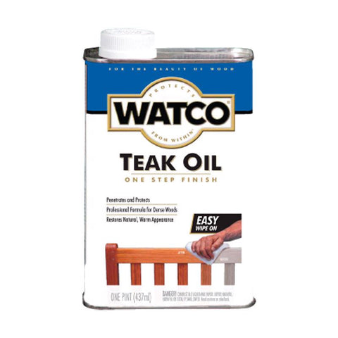 Acabado de aceite de teca a base de aceite, marrón semitransparente WATCO, 1 pta