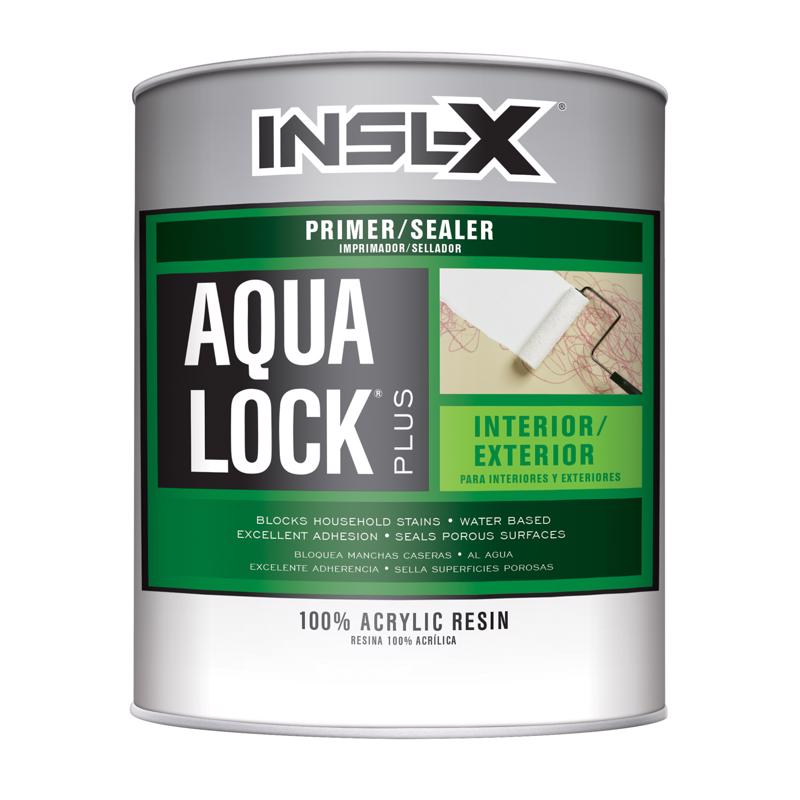 Insl-X Aqua Lock White Flat Water-Based Acrylic Primer and Sealer 1 qt