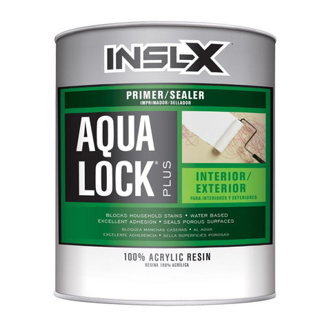 Insl-X Aqua Lock White Flat Water-Based Acrylic Primer and Sealer 1 qt