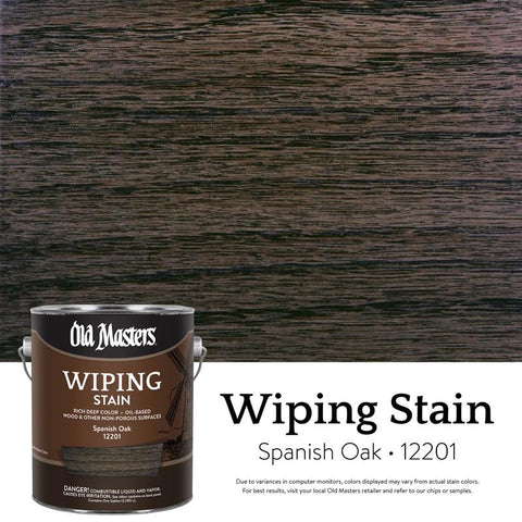 Old Masters Semi-Transparent Spanish Oak Oil-Based Wiping Stain 1 gal (Pack of 2)