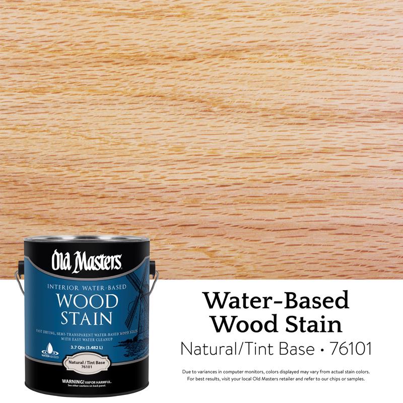 Old Masters Semi-Transparent Natural Tint Water-Based Latex Wood Stain 1 gal (Pack of 2)