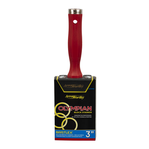ArroWorthy Olympian 3 in. Flat Stain Brush