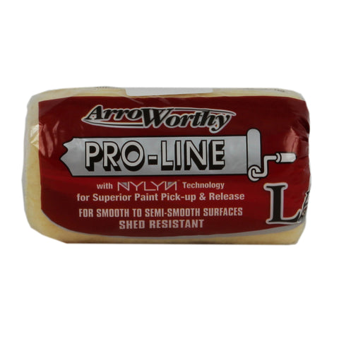 ArroWorthy Pro-Line Polyester 4 in. W X 3/8 in. Paint Roller Cover 1 pk (Pack of 25)