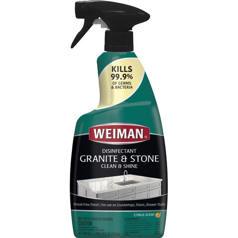 Weiman Citrus Scent Granite Cleaner and Polish 24 oz Liquid (Pack of 6)