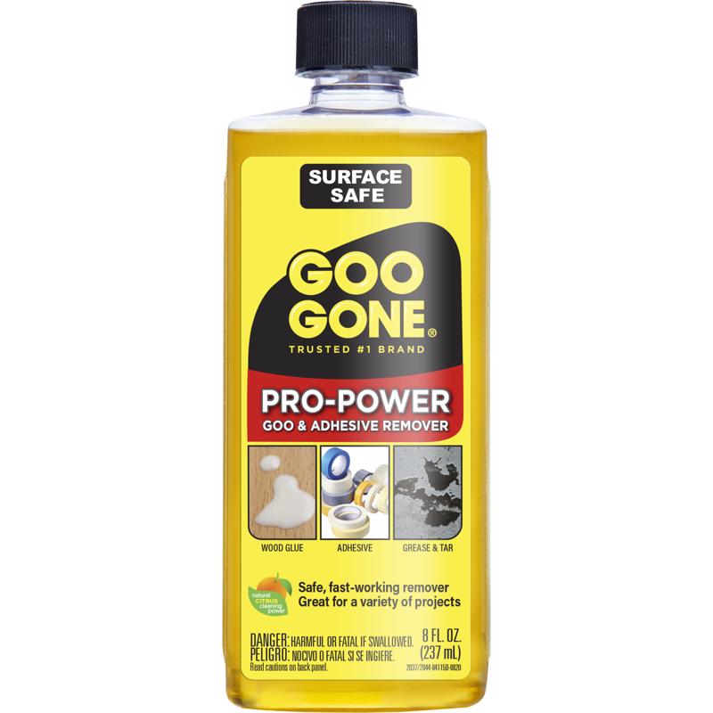 Goo Gone Pro-Power Liquid Adhesive Remover 8 oz (Pack of 12)