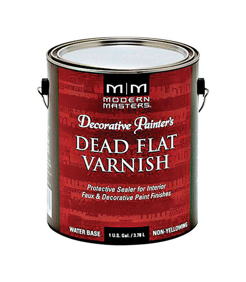 Modern Masters Dead Flat Clear Water-Based Dead Flat Varnish 1 gal