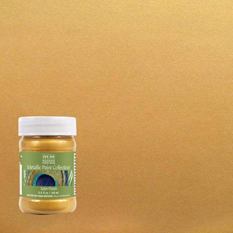 Modern Masters Metallic Paint Collection Satin Gold Rush Water-Based Metallic Paint 5.5 oz