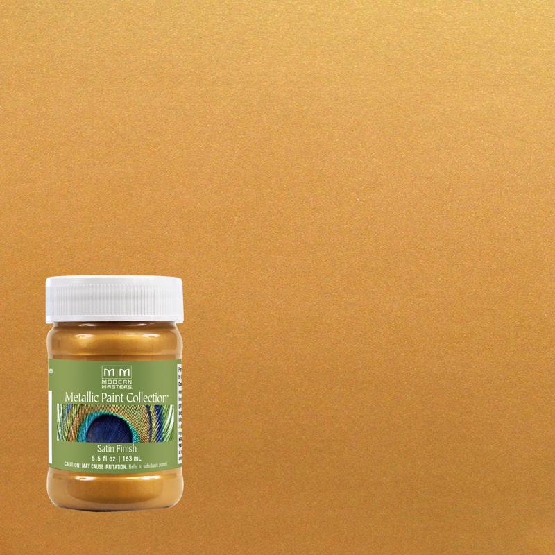 Modern Masters Metallic Paint Collection Satin Olympic Gold Water-Based Metallic Paint 5.5 oz