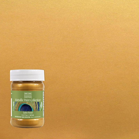 Modern Masters Metallic Paint Collection Satin Pharaoh's Gold Water-Based Metallic Paint 5.5 oz