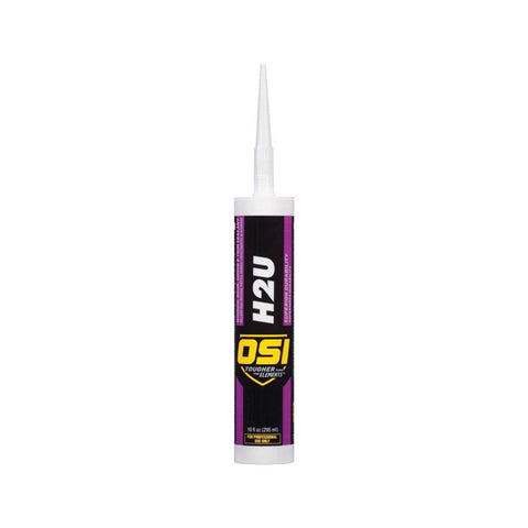 OSI H2U White Acrylic Urethane Door/Trim/Window Sealant 10 oz (Pack of 12)