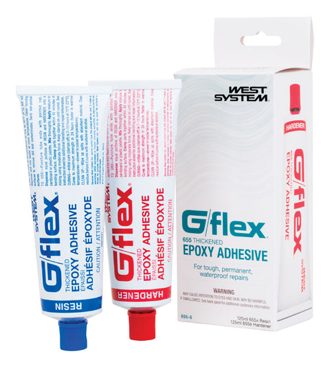 West System G/flex Extra Strength Epoxy Clear Adhesive Kit 2 pk