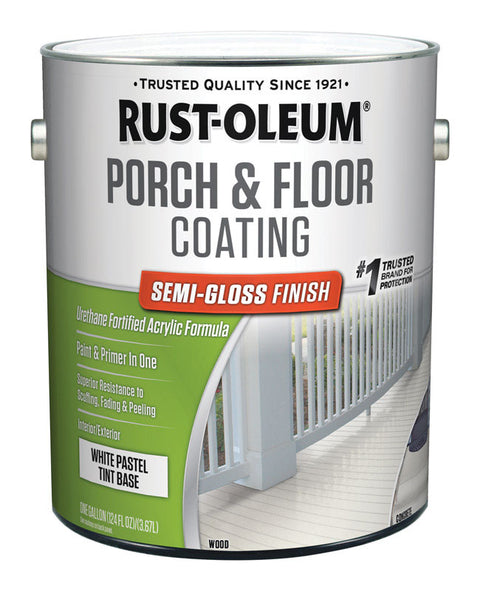 Rust-Oleum Porch & Floor Semi-Gloss Tint Base Porch and Floor Paint+Primer 1 gal (Pack of 2)