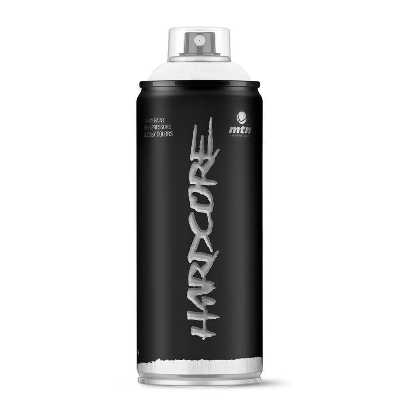 MTN Hardcore Gloss White Spray Paint 400 ml (Pack of 6)