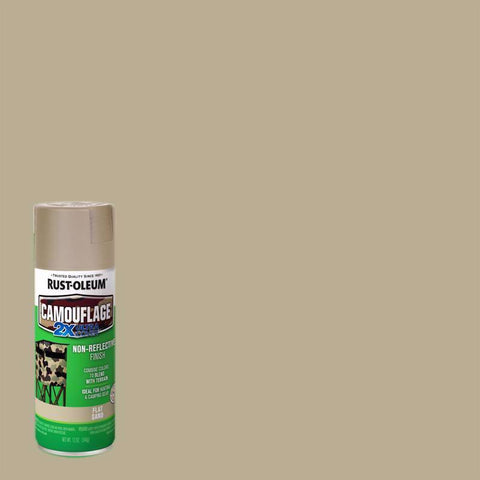Rust-Oleum Specialty Ultra Flat Sand Camouflage Spray Paint 12 oz