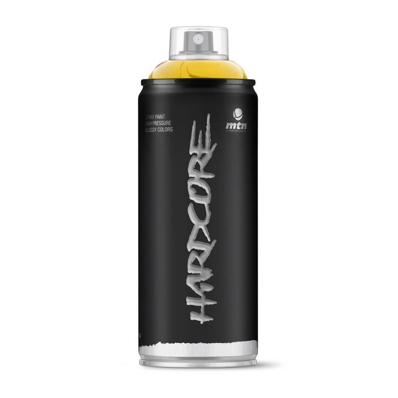 MTN Hardcore Gloss Ganges Yellow Spray Paint 400 ml (Pack of 6)