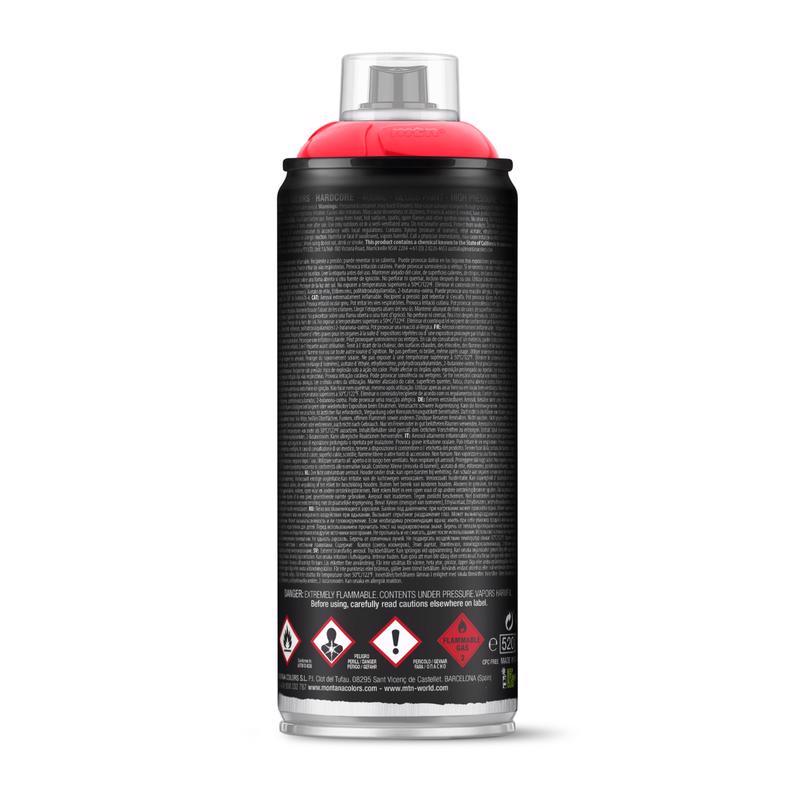 MTN Hardcore Gloss Vivid Red Spray Paint 400 ml (Pack of 6)