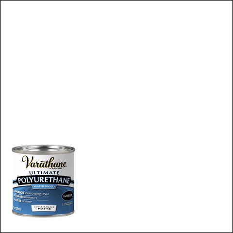 Varathane Matte Clear Water-Based Polyurethane 1/2 pt