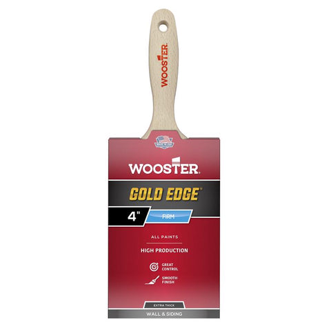 Wooster Gold Edge 4 in. Firm Straight Paint Brush