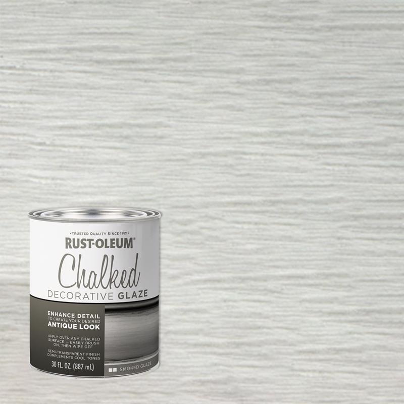 Rust-Oleum Chalked Smoked Decorative Glaze 30 oz (Pack of 2)