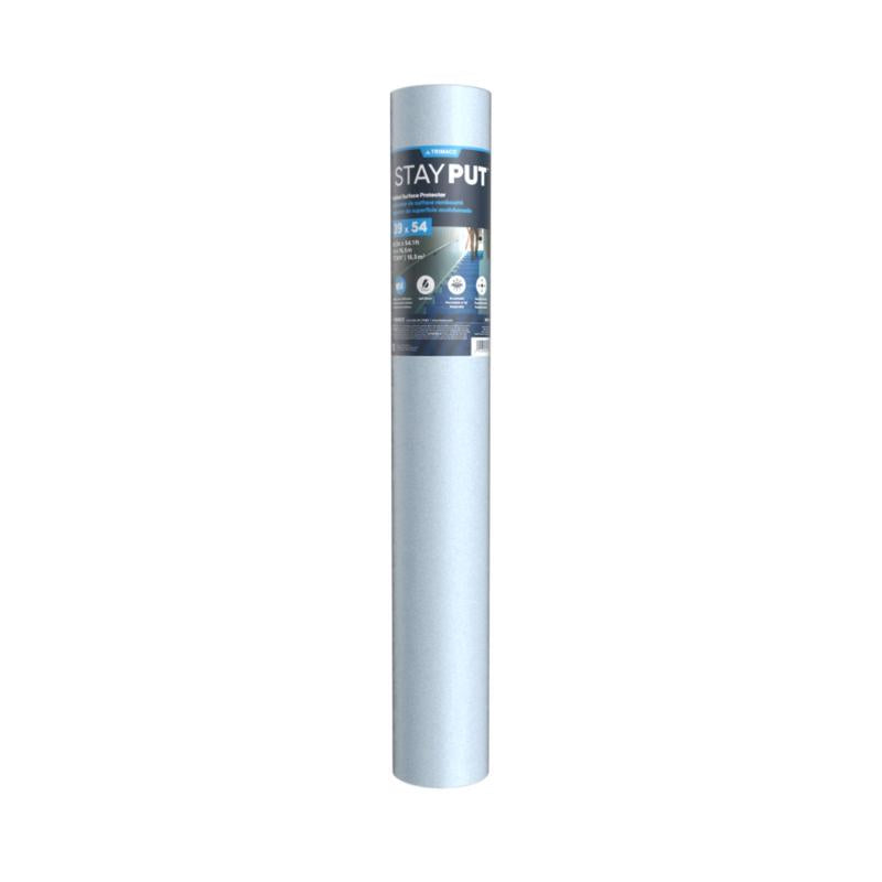 Trimaco Stay Put Surface Protection 39.37 in. W X 54.13 ft. L Plastic Blue 1 pk