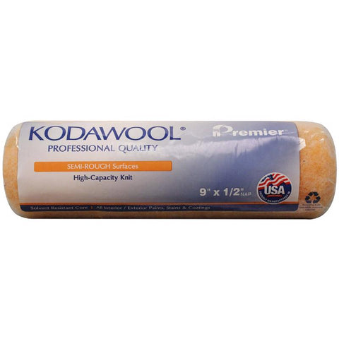 Premier Kodawool Polyester 9 in. W X 1/2 in. Paint Roller Cover 1 pk (Pack of 25)