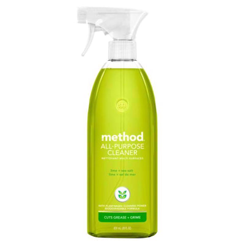 Method Lime and Sea Salt Scent All Purpose Cleaner Liquid 28 oz (Pack of 8)