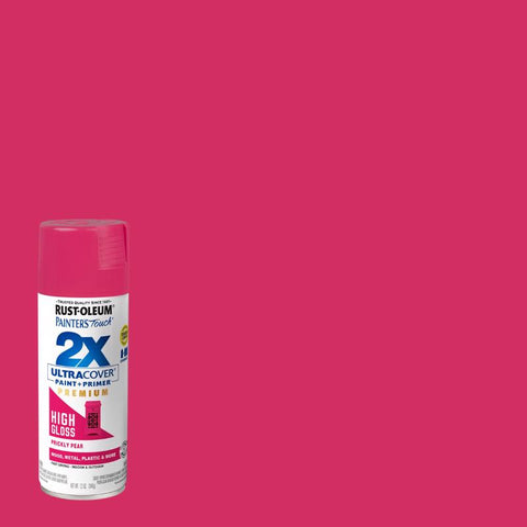 Rust-Oleum Painter's Touch High-Gloss Prickly Pear Paint+Primer Spray Paint 12 oz (Pack of 6)