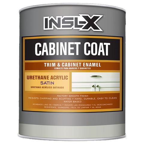 Insl-X Cabinet Coat Satin Base 2 Trim & Cabinet Enamel Interior 1 qt (Pack of 4)