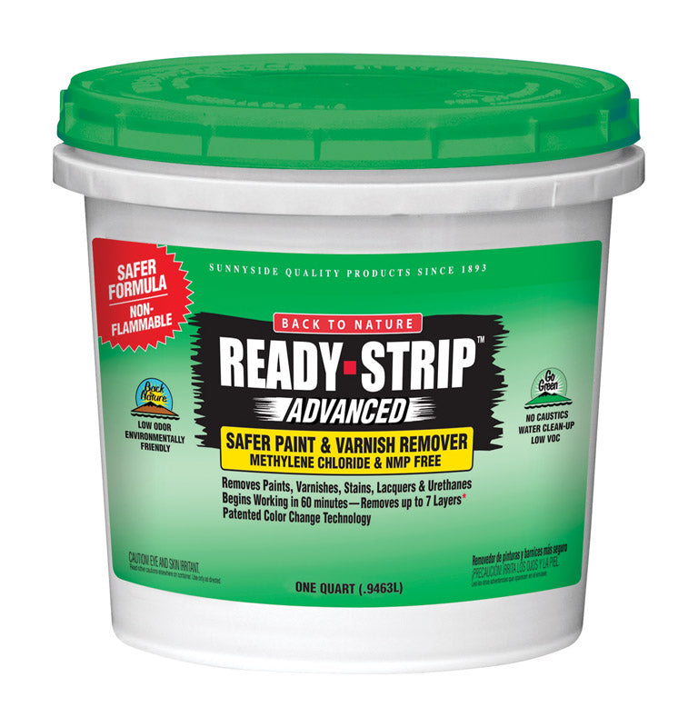 Back to Nature Ready-Strip Advanced Paint and Varnish Remover 1 qt (Pack of 6)