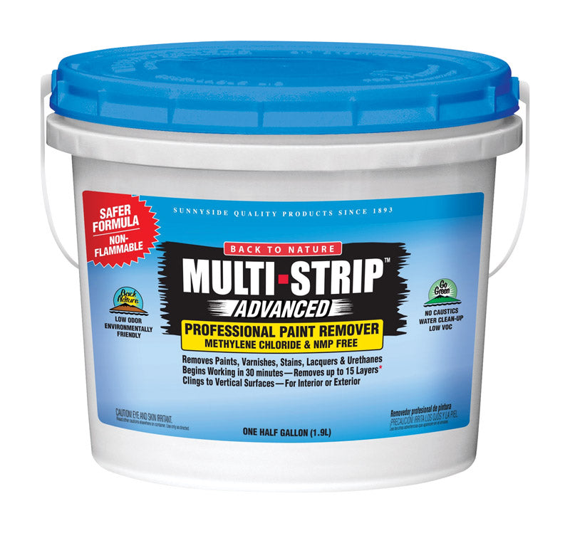 Back to Nature Multi-Strip Advanced Professional Strength Paint Remover 1/2 gal (Pack of 4)
