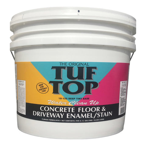 Tuf-Top Semi-Gloss Deep Tint Base Water-Based Acrylic Latex Floor & Driveway Coating 5 gal