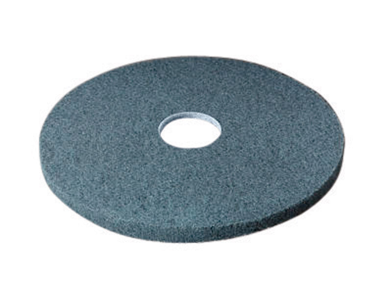 3M Scotch-Brite 17 pulg. D Almohadilla para pisos de fibra natural/poliéster no tejida Azul (Paquete de 5)