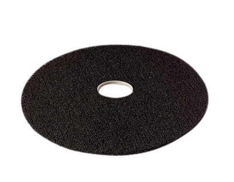 3M 17 in. D Non-Woven Natural/Polyester Fiber Floor Polishing Pad Black (Pack of 5)