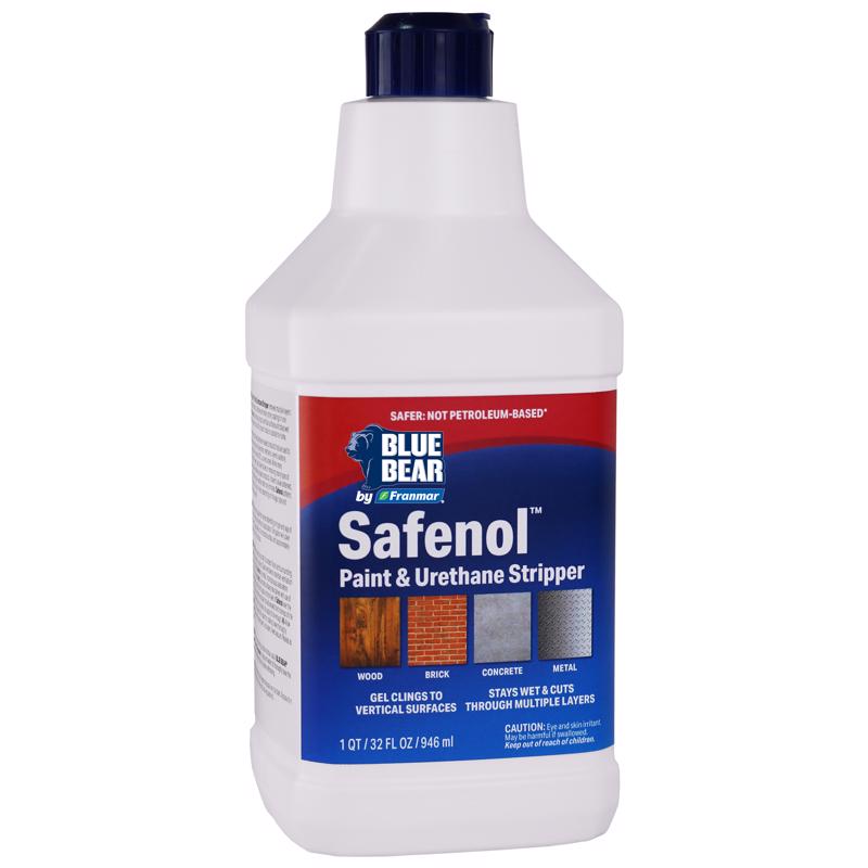 Blue Bear Safenol Paint and Urethane Stripper 1 qt (Pack of 6)