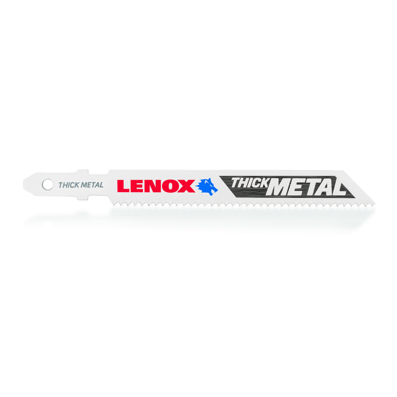 LENOX 3-5/8 in. Bi-Metal T-Shank Thick Metal Jig Saw Blade 14 TPI 3 pk
