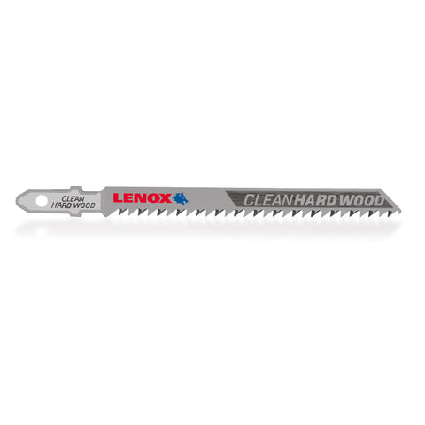 LENOX 4 in. Bi-Metal T-Shank Clean Hard Wood Jig Saw Blade 10 TPI 3 pk