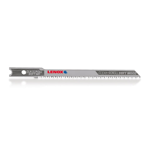 LENOX 3-1/2 in. Metal U-Shank Clean Scroll Jig Saw Blade 20 TPI 3 pk