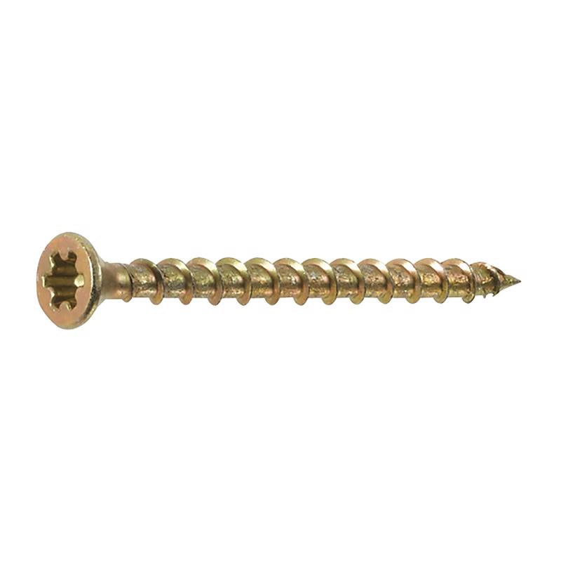 FastenMaster PAMFast No. 8 X 1-3/4 in. L Star Yellow Zinc Coarse Collated Subfloor Screws 1000 pk