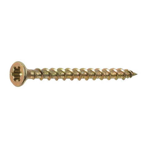 FastenMaster PAMFast No. 8 X 1-3/4 in. L Star Yellow Zinc Coarse Collated Subfloor Screws 1000 pk