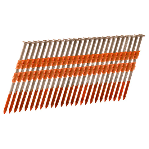 Metabo HPT 3 in. L Plastic Strip Hot-Dip Galvanized Framing Nails 21 deg 1000 pk